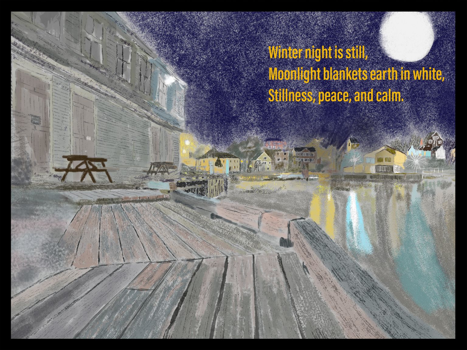 Moonlight haiku